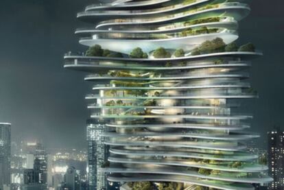 Complejo Urban Forest, tercer rascacielos de MAD en proceso de diseño para la localidad de Chongqing.