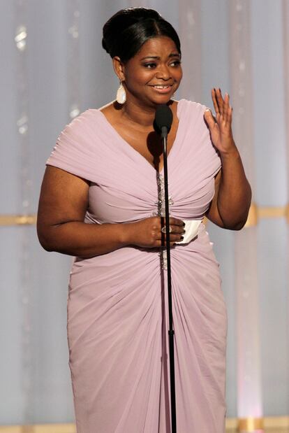 Con su papel de una criada en el Mississippi de los años sesenta, Octavia Spencer ha triunfado como mejor actriz de reparto.