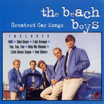 Portada del disco de Beach Boys 'Greatest car songs'