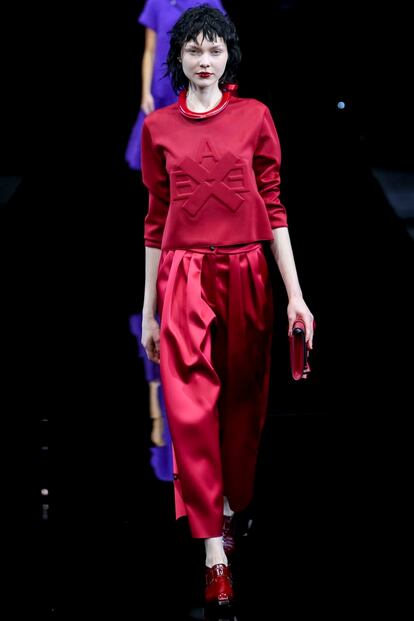 Emporio Armani desfile otono invierno 2015