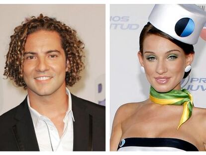 David Bisbal y Raquel Jim&eacute;nez. 