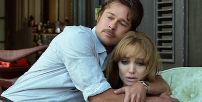 Fotograma de la pel&iacute;cula &#039;By the sea&#039; (2015) protagonizada por Angelina Jolie y Brad Pitt