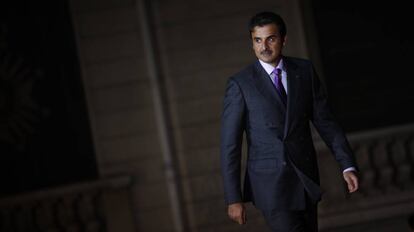 El emir de Qatar, Tamim ben Hamad Al Thani, en París en noviembre de 2018.