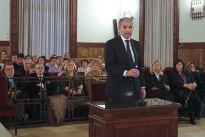 Camps, durante su último turno de palabra como acusado en el juicio de los trajes.