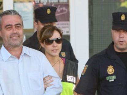 El exalcalde de Estepona Antonio Barrientos, durante su detenci&oacute;n.