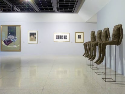 Obras de Francis Bacon en una de las salas del Museo de Arte Contemporáneo de Caracas en el 2014.