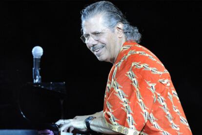 Chick Corea, al piano en el Festival de Jazz de Vitoria.