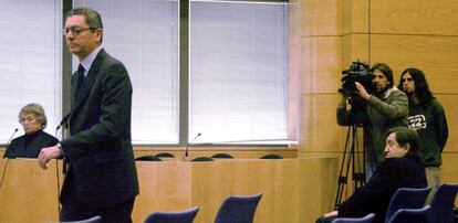 Ruiz-Gallardón y Jiménez Losantos, en el juicio.