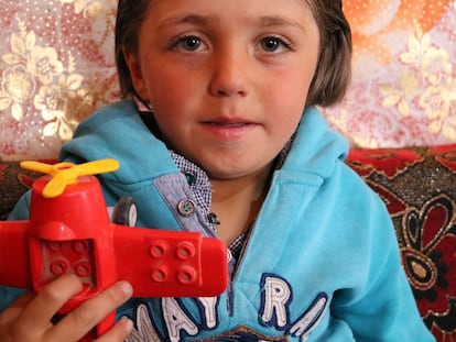 Los juguetes de los niños de la guerra