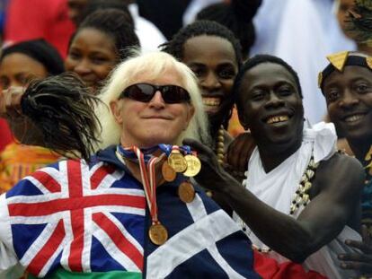Jimmy Savile, en una imagen de 2002 en Londres.