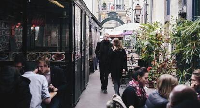 Restaurantes en el Marché des Enfants Rouges, en Paris