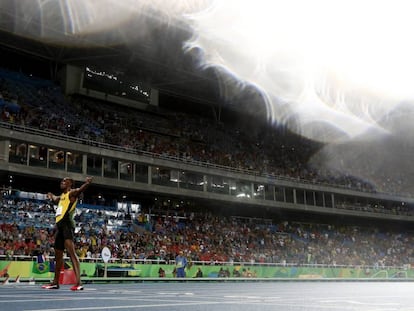 Bolt se despide victorioso de su último estadio olímpico.