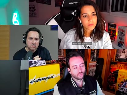 Un momento del programa que realiz Iker Jimnez con varios 'youtubers'.