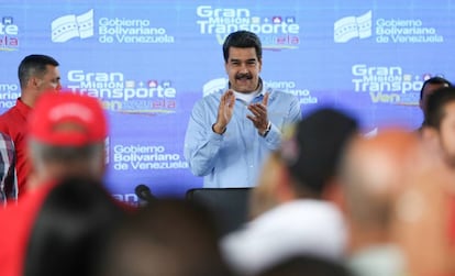 Maduro en un acto en Caracas el pasado viernes.