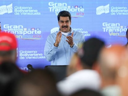 Maduro en un acto en Caracas el pasado viernes.