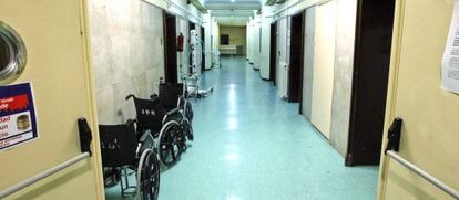 El Instituto de Cardiología, cuando empezaba a desmantelarse.