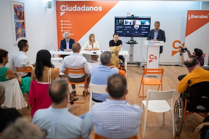 Acto de Ciudadanos en Zaragoza el pasado viernes.