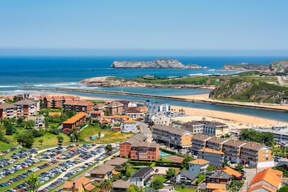 Vista del municipio cántabro de Suances.