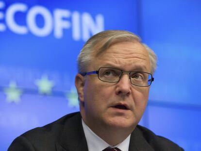 El comisario de Asuntos Económicos, Olli Rehn.