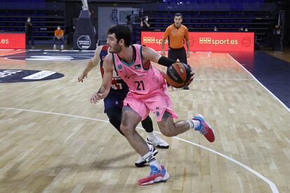 Abrines, en un partido Barça-Baskonia en octubre de 2020.