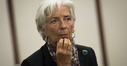 IMF chief Christine Lagarde, pictured in New York this week.