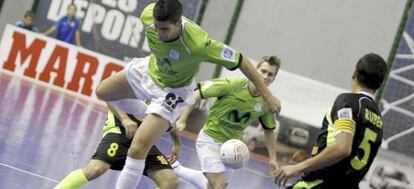 El Inter Movistar se enfrentó el pasado sábado al Santa Coloma en el pabellón de Alcalá de Henares.