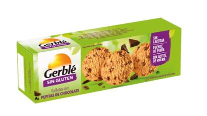 Consumo retira un lote de galletas con pepitas de chocolate sin gluten de Gerblé por contener atropina y escopolamina.