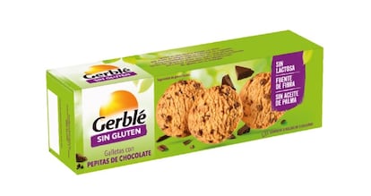 Consumo retira un lote de galletas con pepitas de chocolate sin gluten de Gerblé por contener atropina y escopolamina.