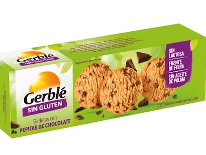 Consumo retira un lote de galletas con pepitas de chocolate sin gluten de Gerblé por contener atropina y escopolamina.