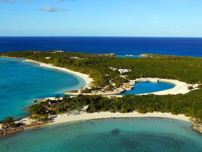 Uma ilha das Bahamas, país considerado paraíso fiscal.