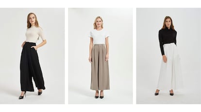 Estos pantalones anchos para mujer están arrasando en Amazon.