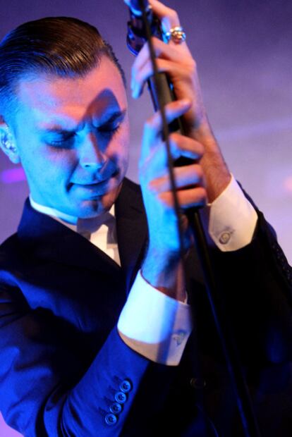 Theo Hutchcraft, cantante de la banda, el miércoles en Madrid.