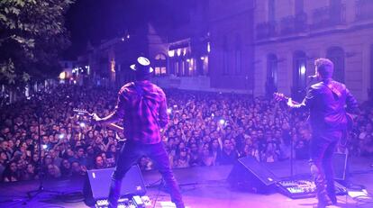 Concierto de Funambulista, el verano pasado, en Alcalá de Henares.