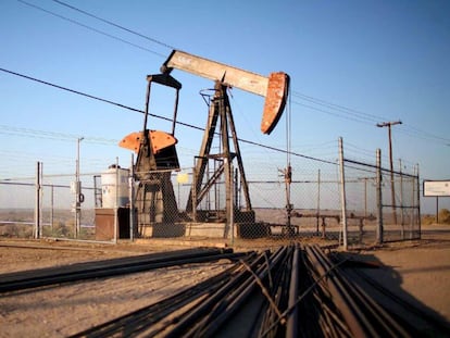 Un pozo de producci&oacute;n de petr&oacute;leo en Texas