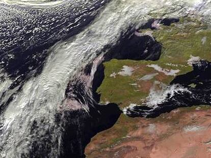 Imagen sat&eacute;lite de la Agencia Estatal de Meteorolog&iacute;a.