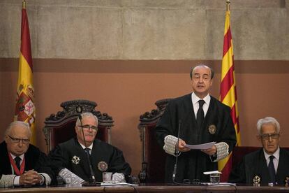 Discurso de Jesús María Barrientos, presidente del TSJC.