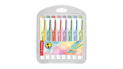Pack de marcadores color pastel.