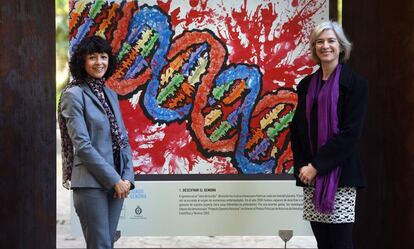 Las cient&iacute;ficas Emmanuelle Charpentier y Jennifer Doudna, Premio Princesa de Asturias de Investigaci&oacute;n Cient&iacute;fica y T&eacute;cnica 2015.