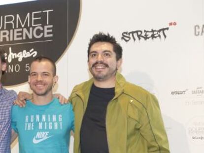 Jordi Roca (Rocambolesc), David Mu&ntilde;oz (StreetXo) y el mexicano Roberto Ruiz (Cascabel).