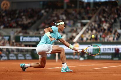 Nadal, during his match against the German Alexander Zverev.