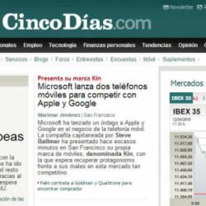 Web de Cincodias.com