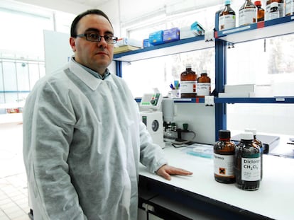 Jacobo Cruces en las instalaciones de la empresa.