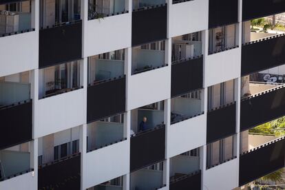 Edificio de nueva construcción en Glóries.
