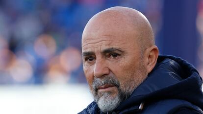 Jorge Sampaoli, cuando era entrenador del Sevilla, club al que regresó en 2022 y dirigió hasta 2023.