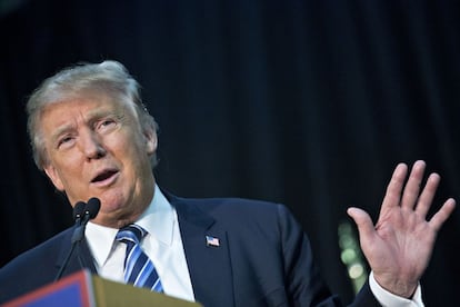 El precandidato republicano a las elecciones de EEUU, Donald Trump.