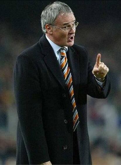 Ranieri, como entrenador del Valencia