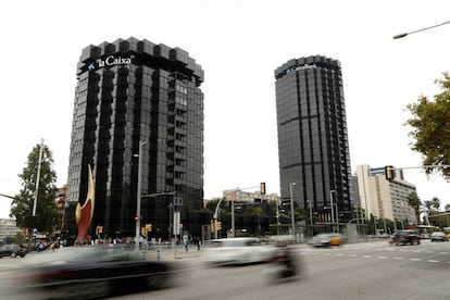 La sede de Caixabank en Barcelona