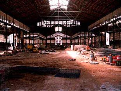 Interior del antiguo mercado del Born en una imagen tomada el pasado día 13.