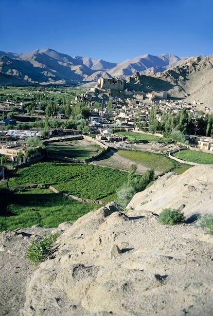 El palacio de Leh, Ladakh.