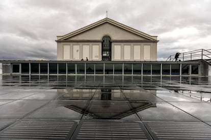 Paneles solares de la nueva cubierta del Teatro Real.